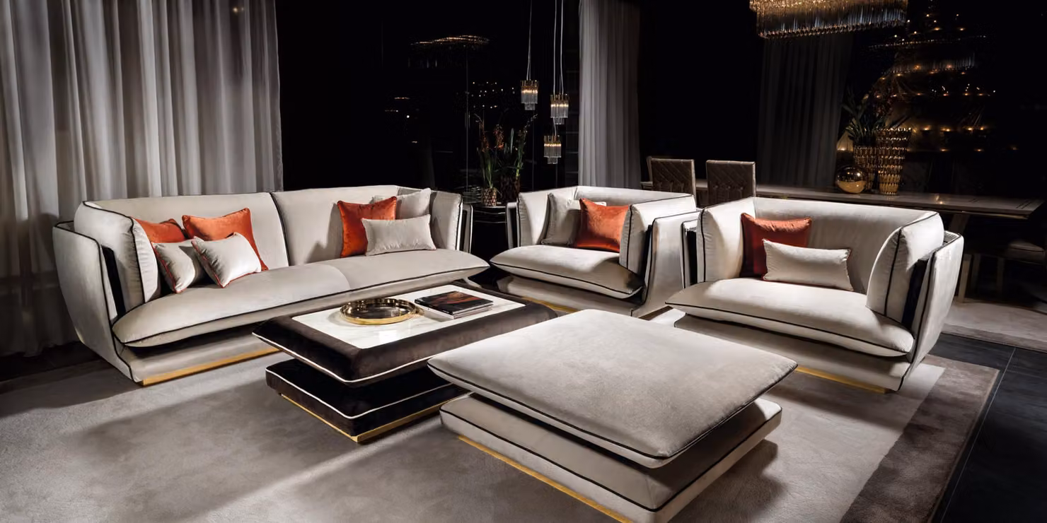 Sofagarnitur 311 Sitzer Sofa Couch Polster Garnitur Couchen Sofas arredoclassic