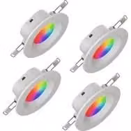 Nanoleaf Essentials Smart Downlight - Faretti LED (4 pezzi) con Matter e Wi-Fi