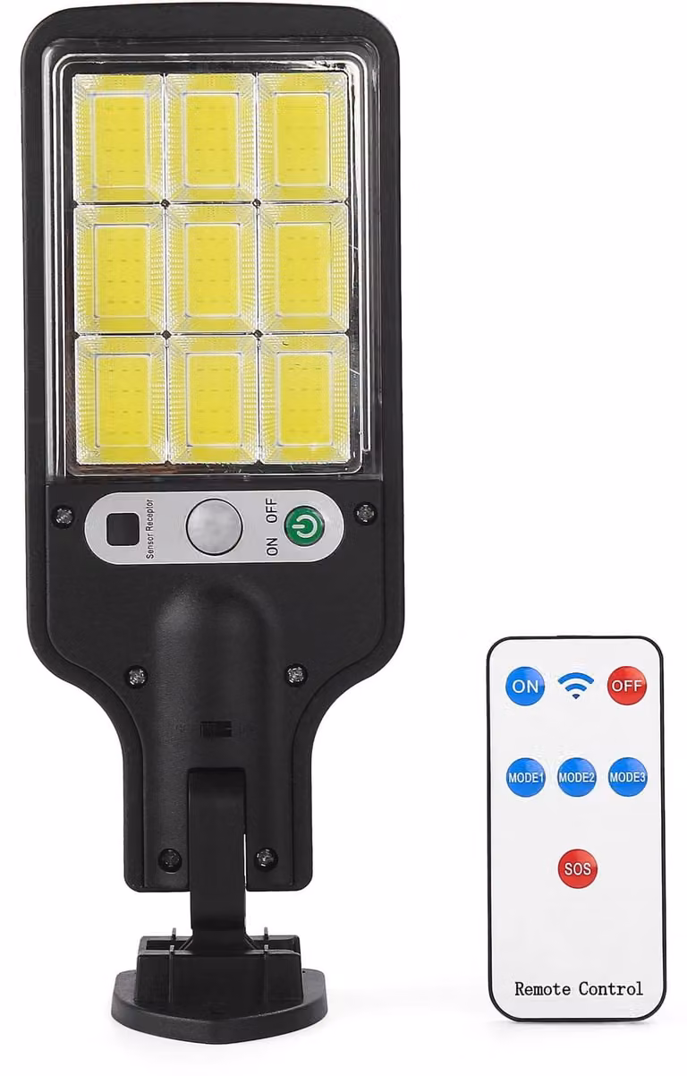 Lampada solare a LED con telecomando, 290W, modello KD3480