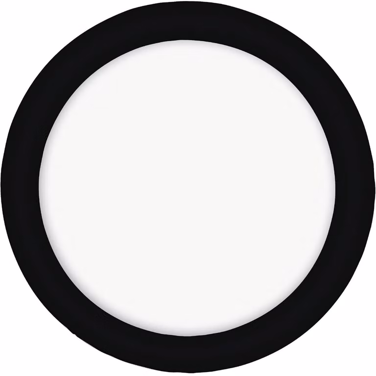 Lampada da incasso Fueva, regolabile in temperatura di colore (CCT), diametro 225 mm, colore nero