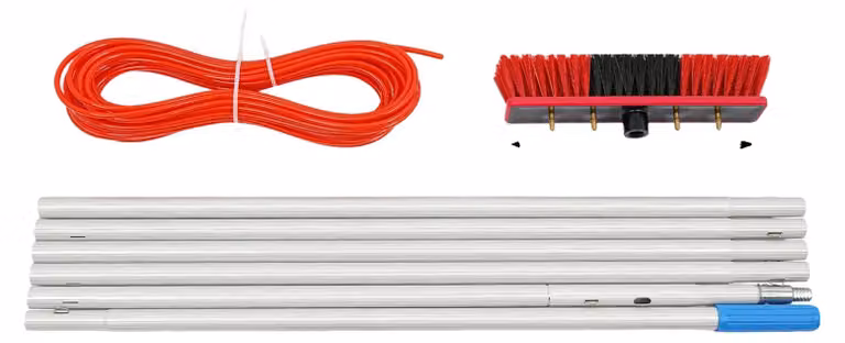 Kit di pulizia, strumento versatile per pannelli solari, materiali resistenti, 6 m