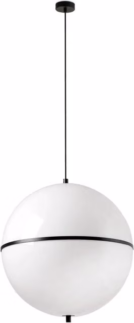 DOME M Lampada sospensione nera