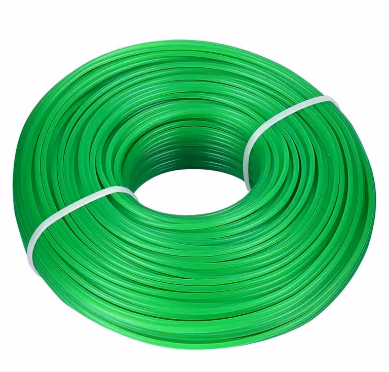 TRANKIELO® - Filo di nylon da 2,0 mm x 100 m – Filo di nylon per tosaerba – Filo tondo – Adatto a diversi marchi