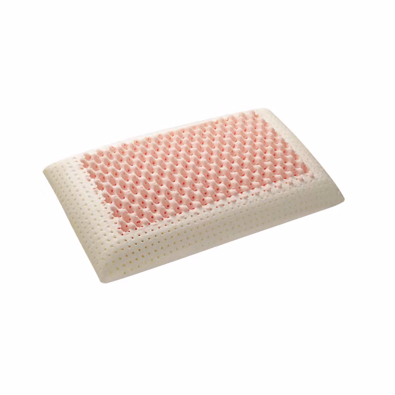 Cuscino Memory Pink con tessuto Silver