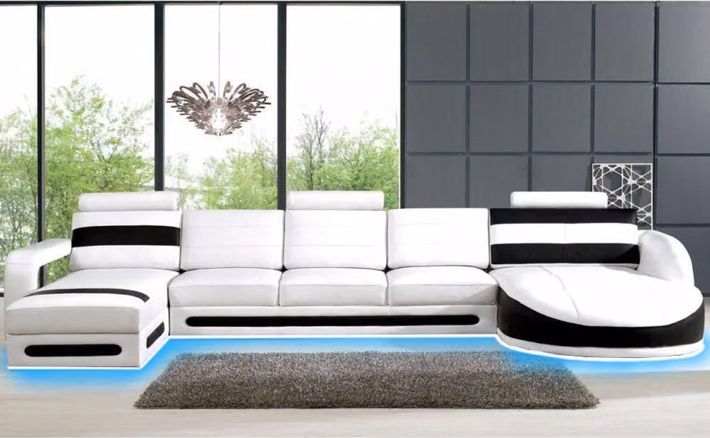 Wohnlandschaft Sofa Eckcouch Polster Garnitur Eck Ecke Sofas XXL Couch Ecksofa