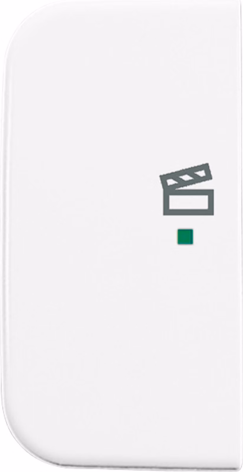 Busch-Jaeger 6233-22-214 Bilanciere, a 2 poli a destra, con simbolo "Scena" bianco alpino