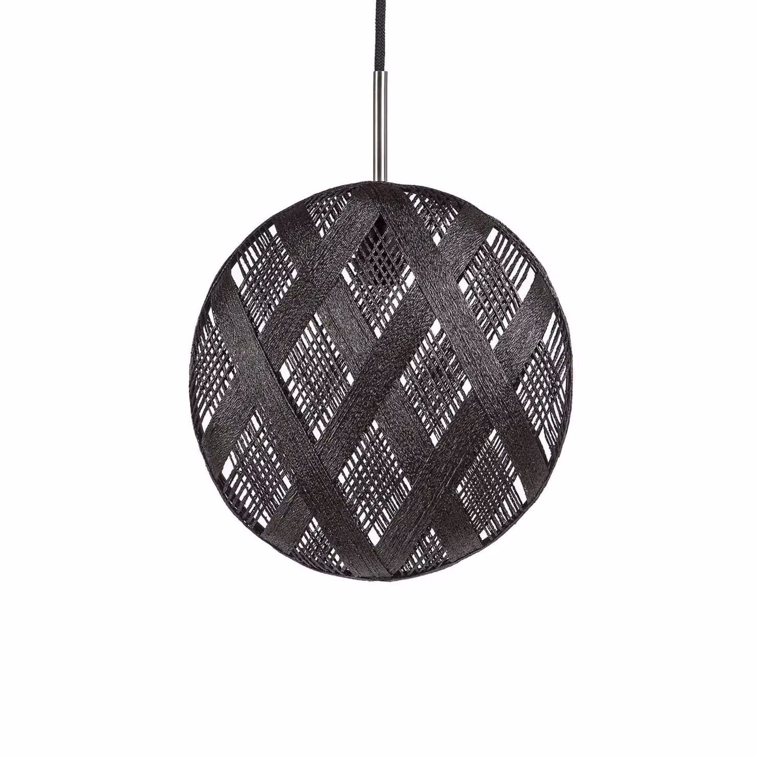 Forestier Lampada a sospensione Chanpen M, dimmerabile, Nero, Soggiorno / Sala da pranzo, Design, Lampada a sospensione