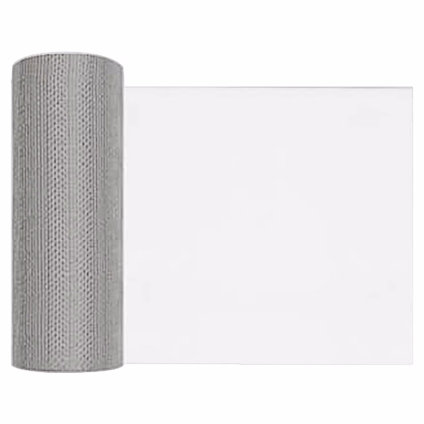Rete per schermatura vidaXL in Acciaio Inox 304 color argento, L: 20 cm, P: 2000 cm, 18 mesh