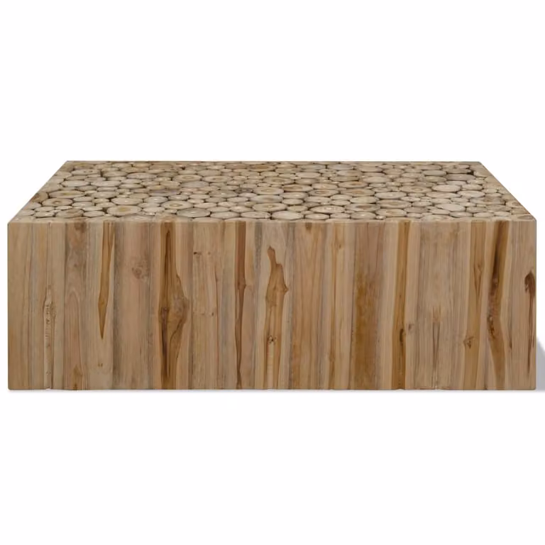 Tavolino in vero teak 90x50x30 cm