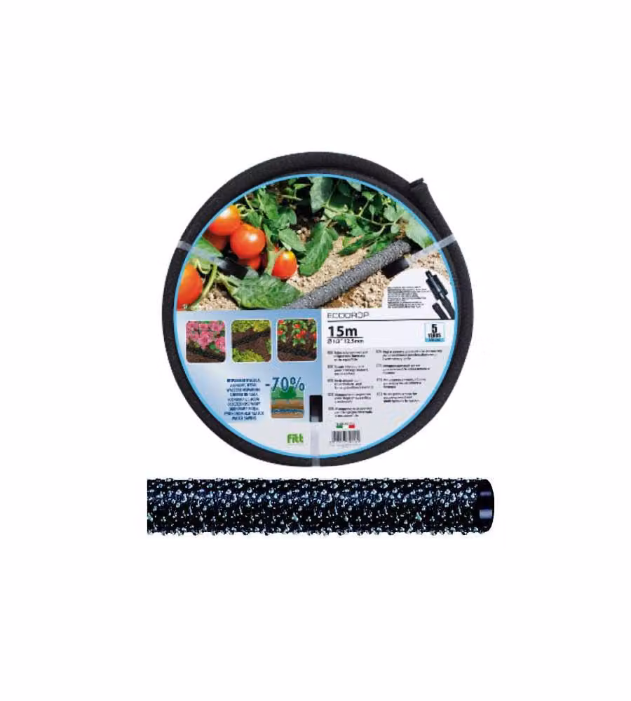 Tubo Poroso Ecodrop 1/2" M 15                 Fitt