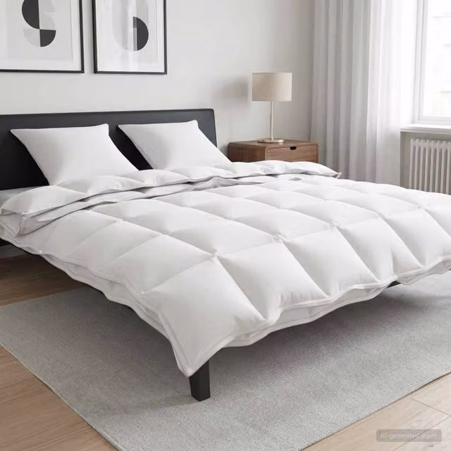 Set di 3 piumoni vidaXL in bambù bianco per tutte le stagioni, L/P: 240 x 220 cm – 1