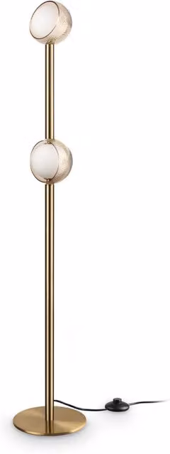 Lampada Da Terra Bloom 2 LED 11W Luce Calda Ottone Ideal Lux