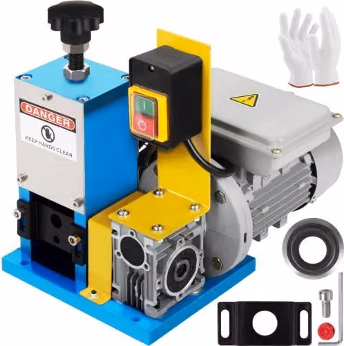 Macchina Spellacavi Elettrica Professionale VEVOR Monofase 220V con Motore da 180W per il Riciclaggio del Rame in Lega di Alluminio