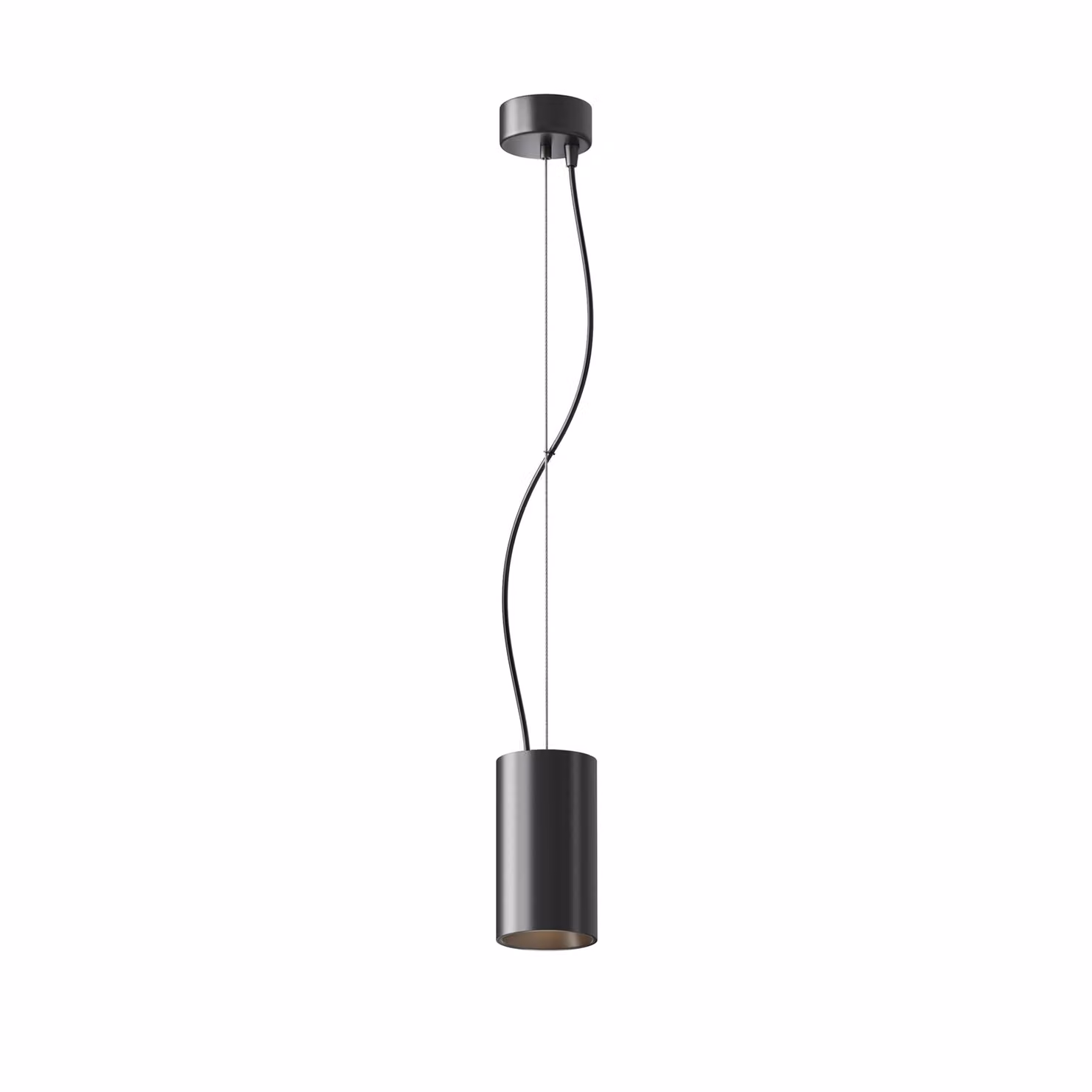 Maytoni Efir lampada a sospensione nera Ø7,5cm LED 15W luce calda 3000K IP20