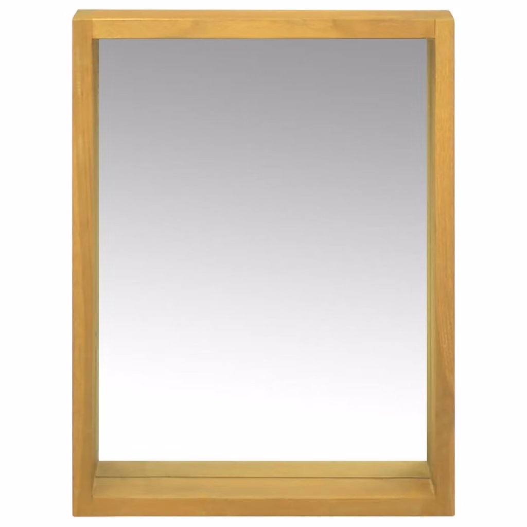 Mobile a Specchio 30x10x40 cm in Legno Massello di Teak