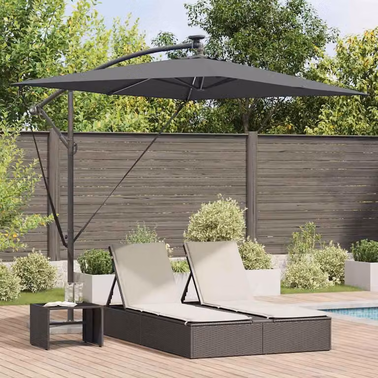 Maison Exclusive - Ombrellone, dimensioni 294 x 200 x 270 cm, realizzato in poliestere e alluminio