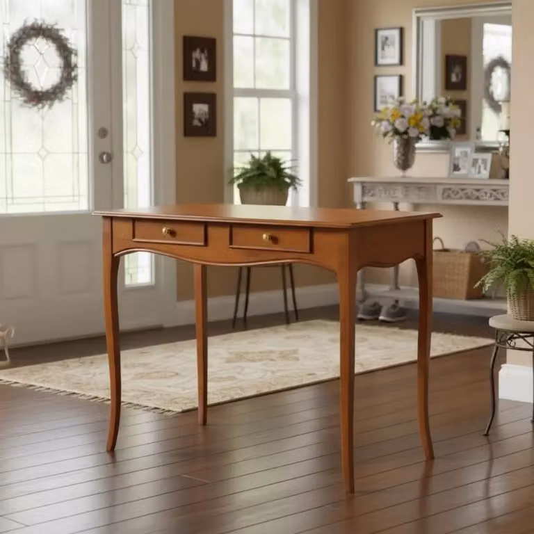 Consolle in legno stile arte povera con 2 cassetti Mobili 2G L/P/H: 101 x 54 x 80 cm