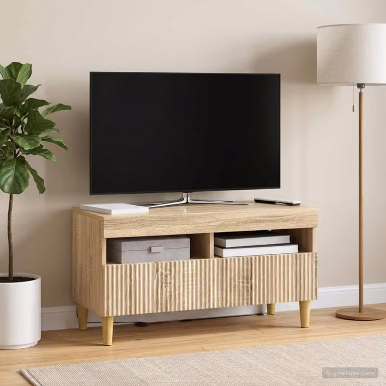 Mobile TV LED vidaXL ARNHEM in Rovere Sonoma, L 81 x P 35 x H 43 cm
