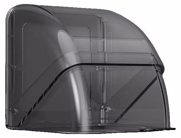 Copertura per prese esterne, grado di protezione IP66, design a parete, colore nero