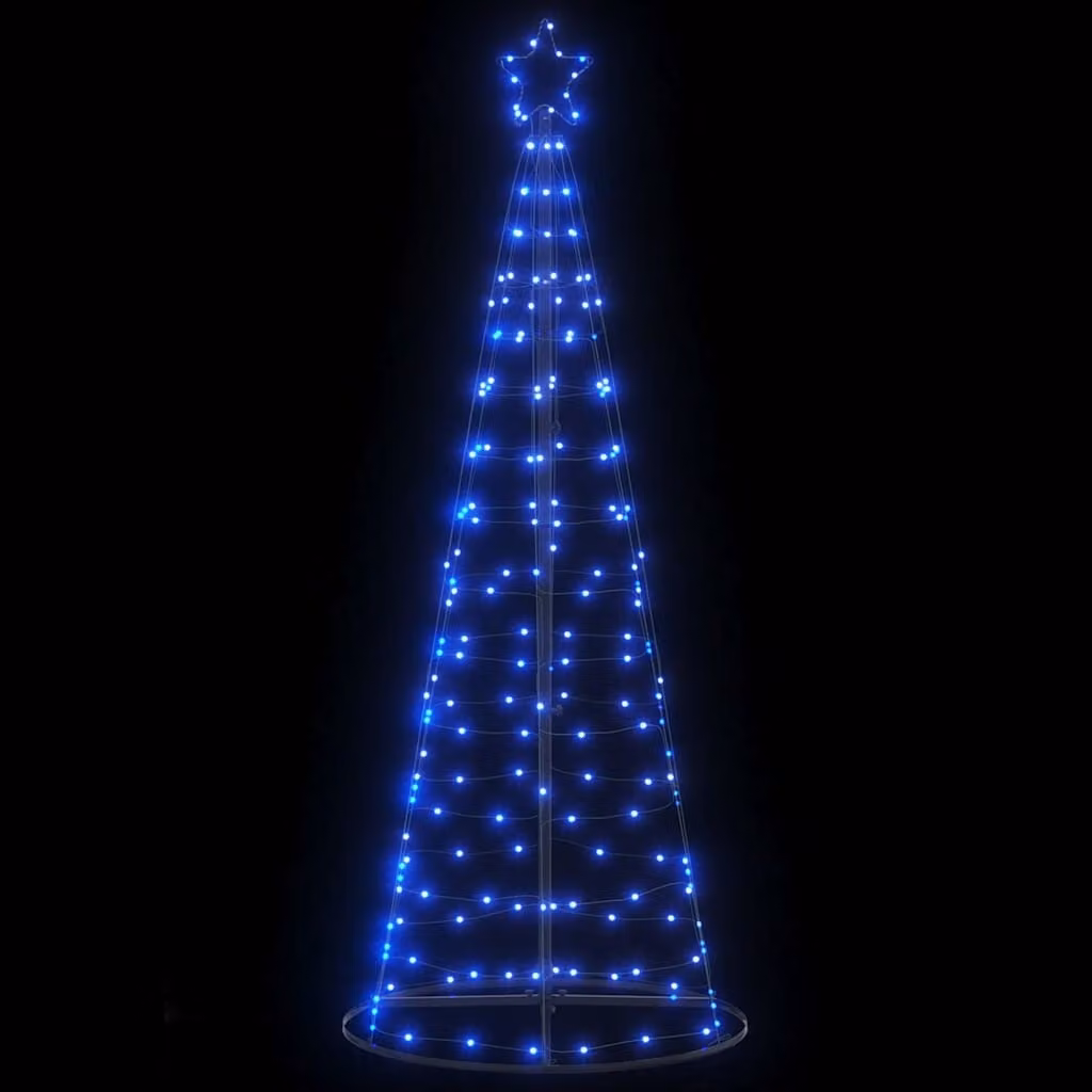 vidaXL Albero di Natale a LED 200 LED Blu 180 cm