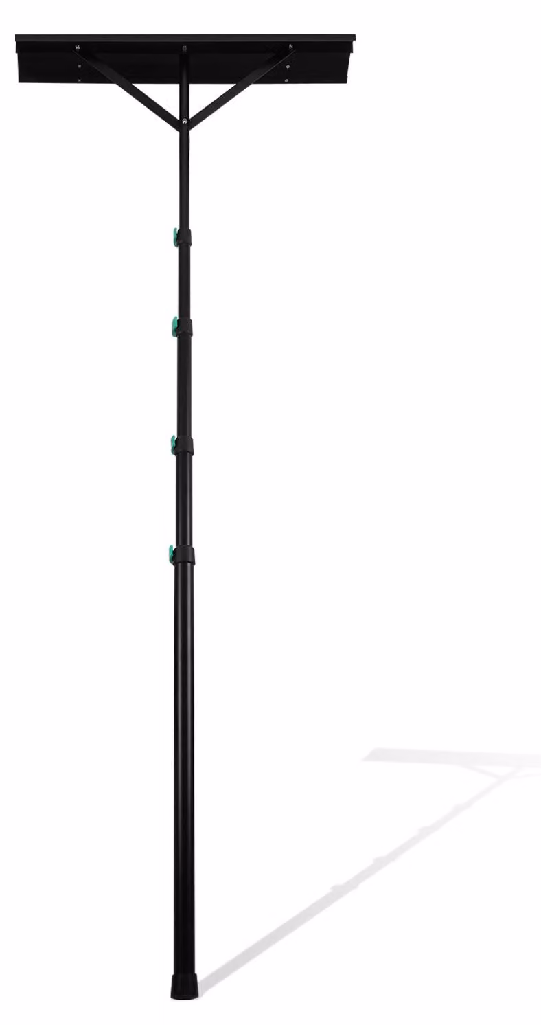 Ikodm, spazzaneve per tetti da 108-360 cm, con manico telescopico, pala per neve da 70x15 cm, ideale per tetti e impianti solari