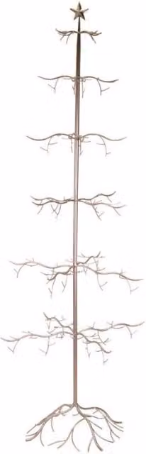 Albero di natale metallo rame cm 73x73h200