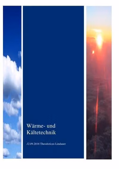 Tecnologia del riscaldamento e del raffreddamento
