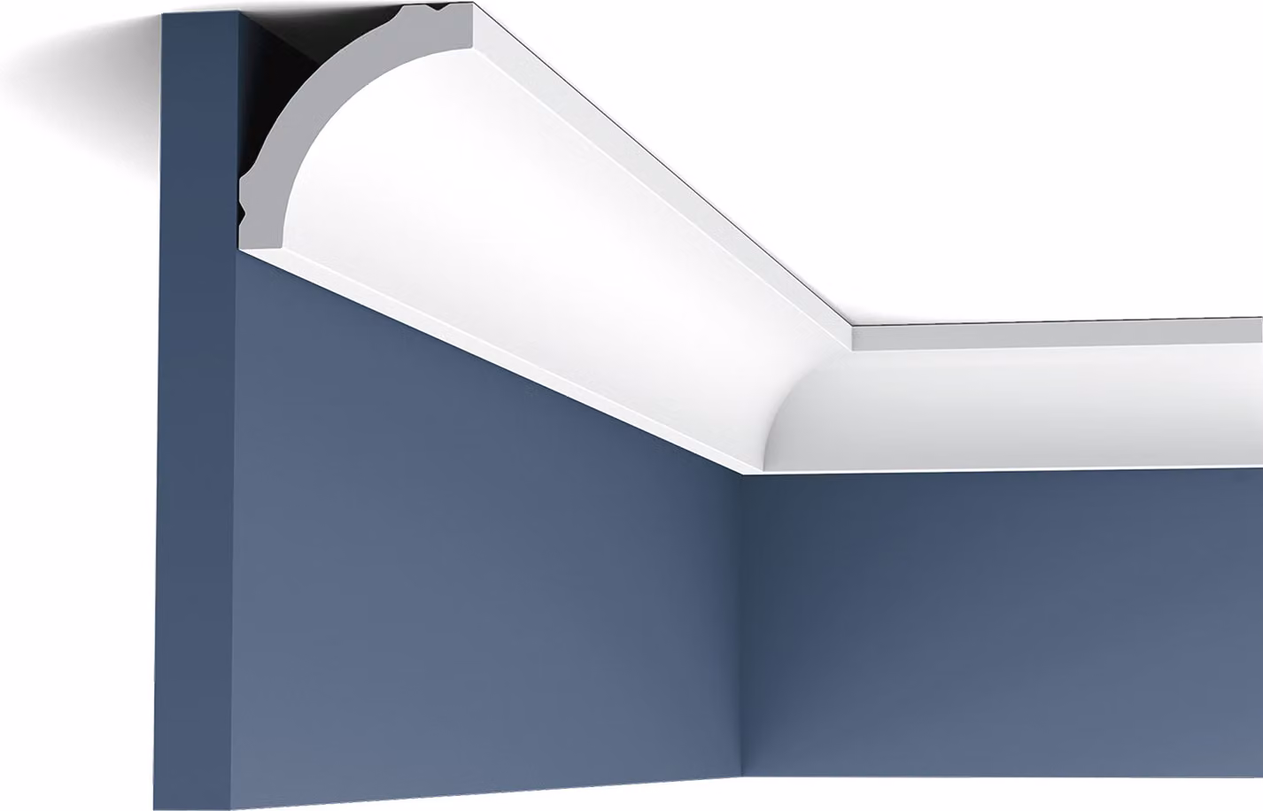 Orac Decor CB521N BASIXX Modanatura per stucco Profilo decorativo Modanatura angolare per pareti/soffitti | 2 m