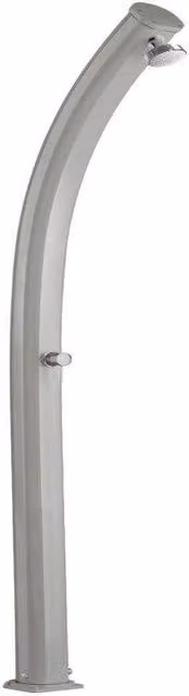Doccia Tradizionale Jolly in Alluminio con Miscelatore Arkema Design Colore Inox Silver