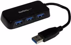 Hub USB 3.0 Startech.Com con 4 porte, Nero, ST4300MINU3B