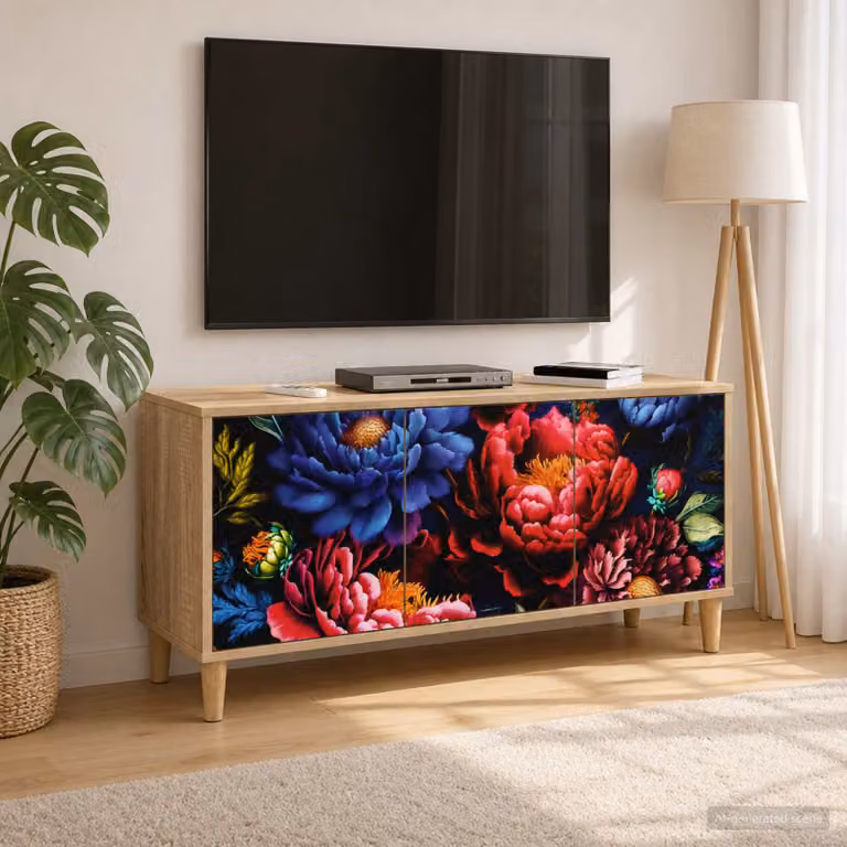 Mobile TV vidaXL KIEL in legno Sonoma marrone L 102 cm x P 33 cm x H 50 cm