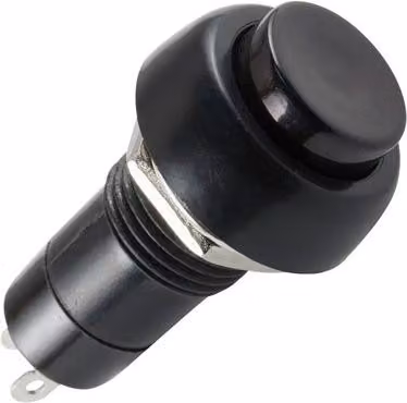 Interruttore incorporato 250V/3A ON-OFF nero ST10/BK