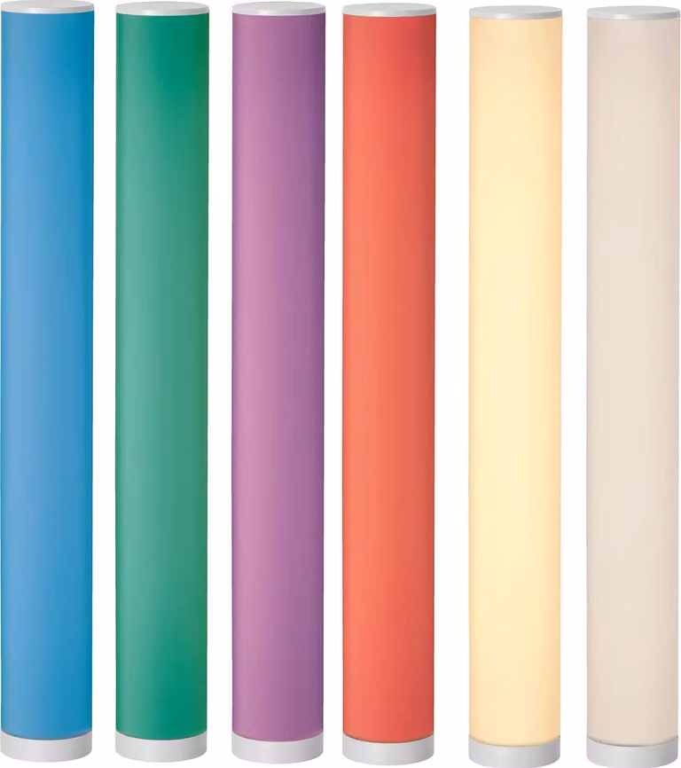 LED fai da te colonna luminosa Lampada da terra liscia Lampada da terra Lampada da terra 103cm cambio colore da assemblare
