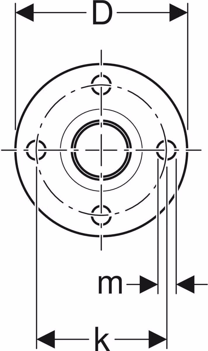 Geberit 23769 Mapress flangia Acciaio al carbonio PN 6