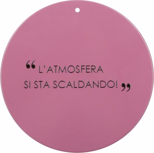 Sottopentola tondo in ceramica KASANOVA colore malva diametro 20 cm