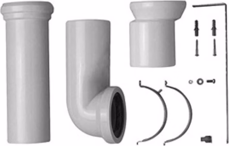 Duravit Kit de raccordement Vario pour WC avec sortie Vario, y compris excentrique, 0014220000, 0014220000