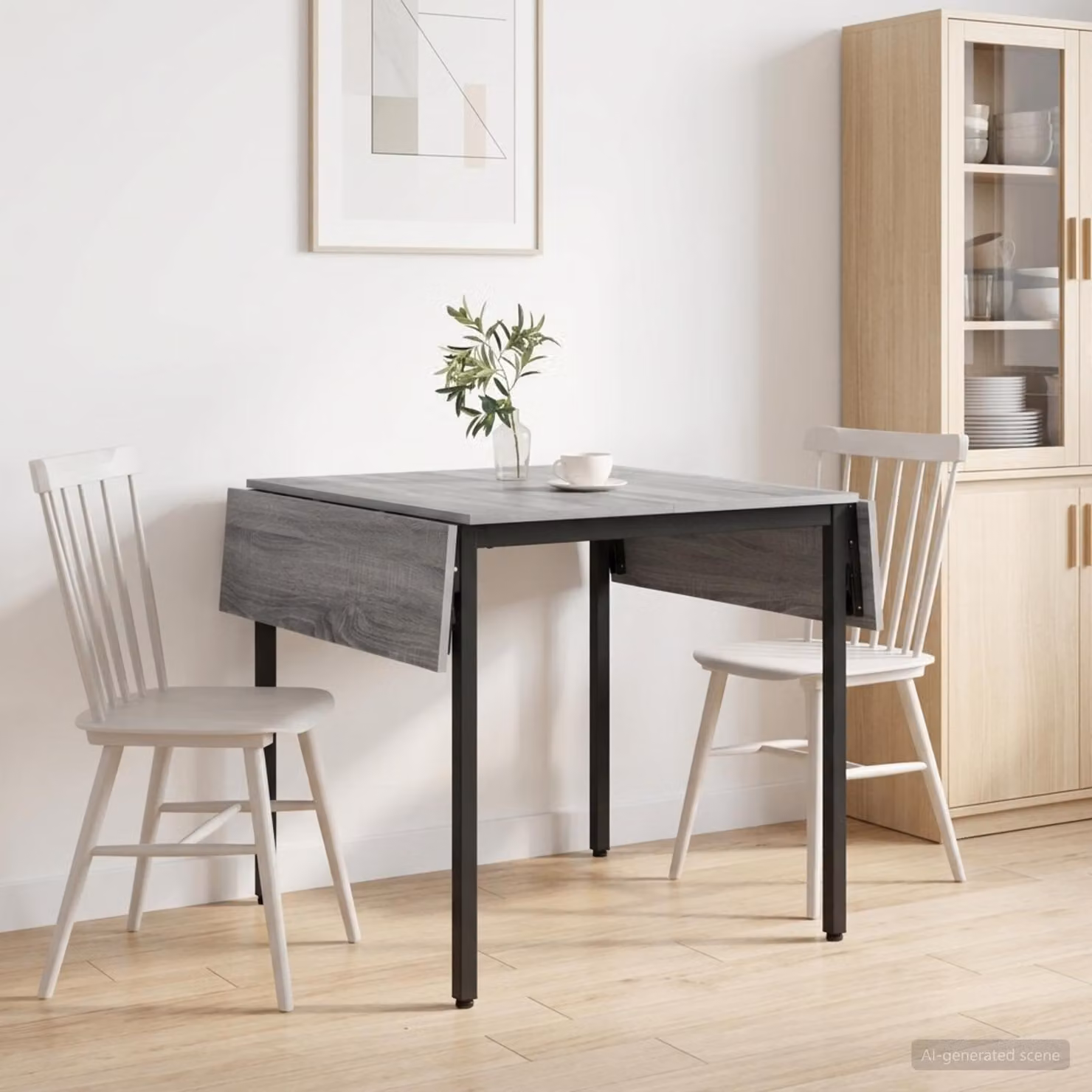 vidaXL Tavolo da Pranzo Estensibile 120 x 81,5 x 75 cm Sonoma grigio