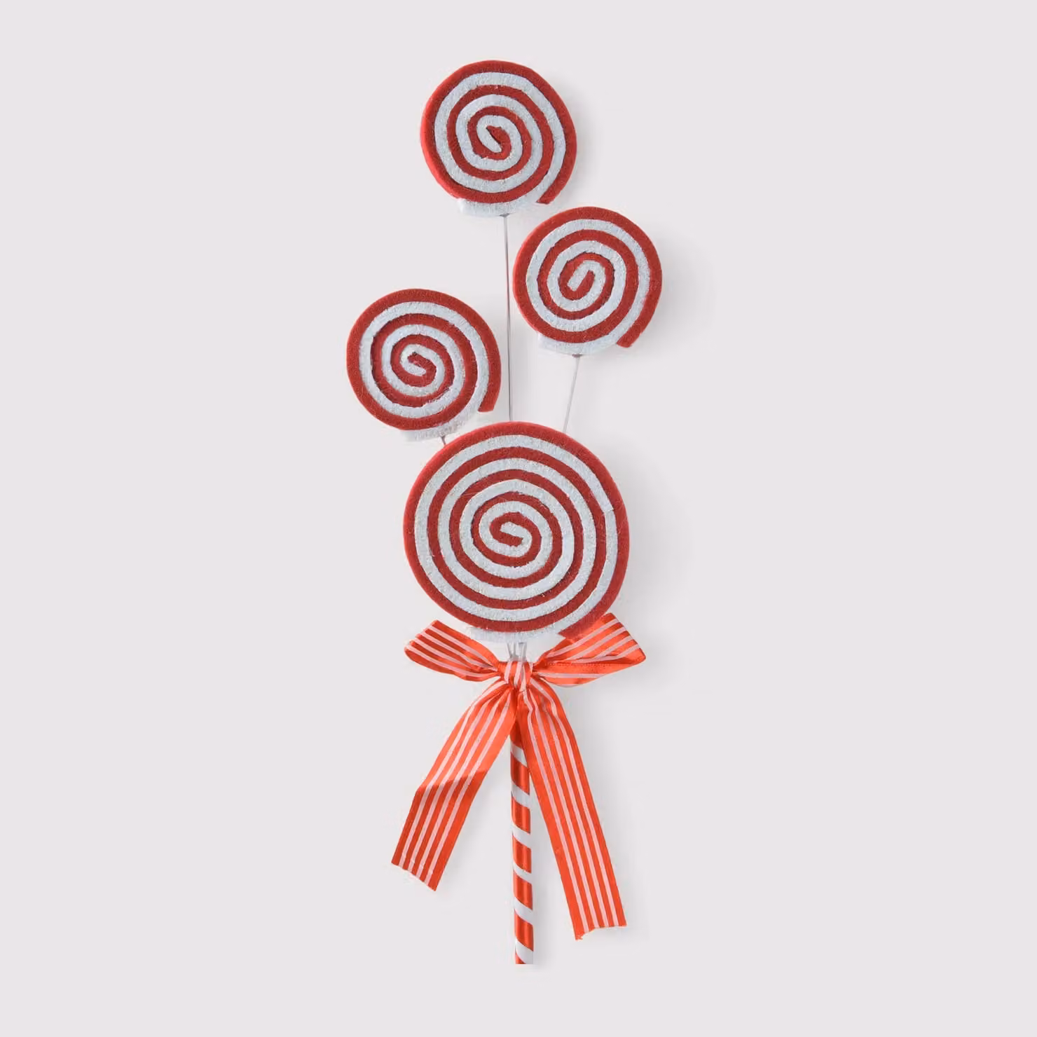 Muinga - Decorazione di Natale rossa e bianca per vaso