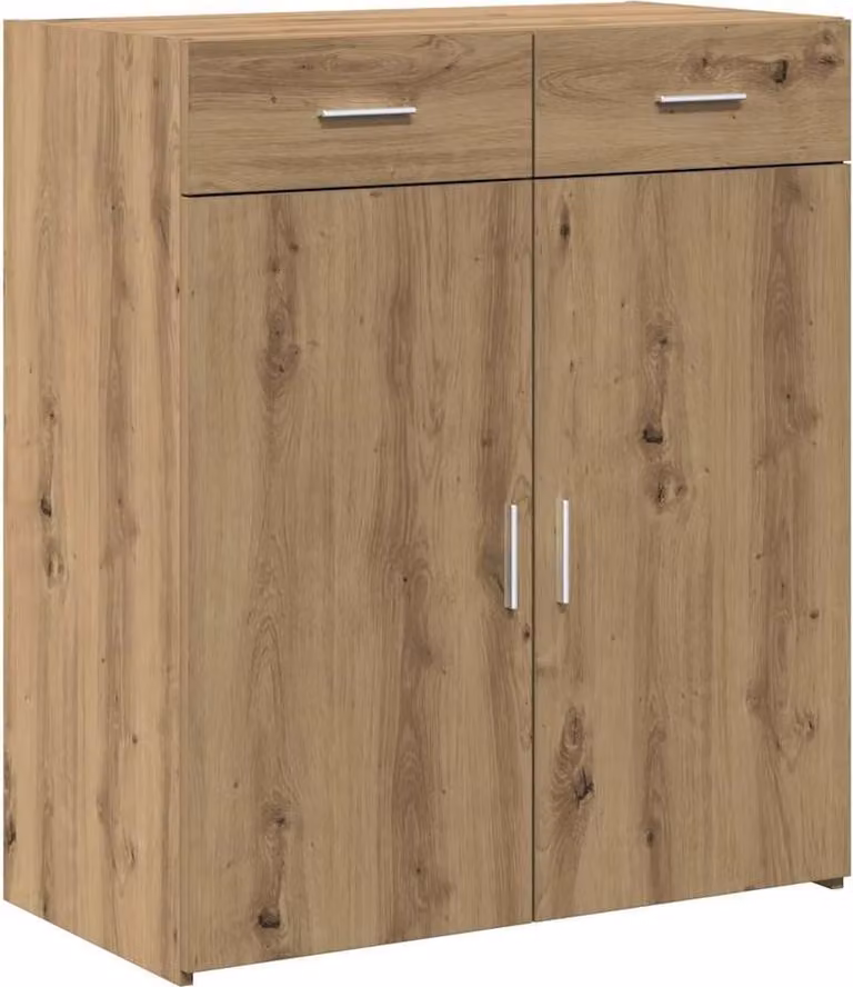 Armadio con cassetto rovere artigianale 80 x 42.5 x 93.5 cm