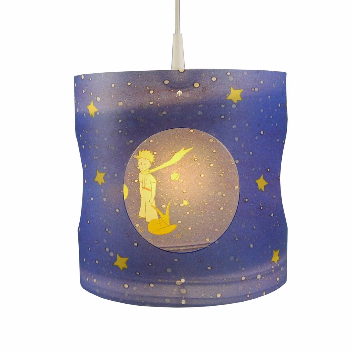 Niermann Standby Lampada a sospensione Prinz, dimmerabile, Blu, Cameretta, Plastica, Lampada a sospensione