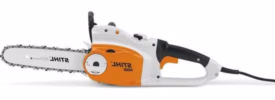 Sega a catena elettrica, barra da 30 cm, sistema di tensionamento rapido della catena, senza attrezzi, nero
