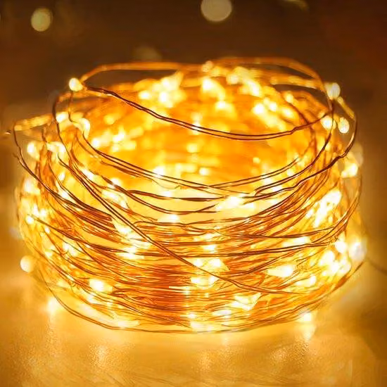 Azomor: ghirlanda luminosa flessibile e impermeabile con timer per decorazioni d'atmosfera