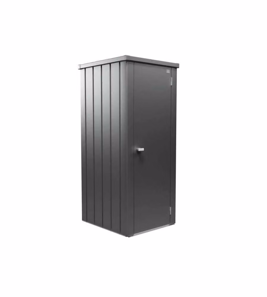 Biohort Armadio da esterno Julia L High grigio scuro 77,7x87x180,9 cm