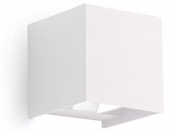 Applique Esterna GES1020 2x5W LED CCT Selezionabile 3000K/4000K/5500K IP65 Bianco - Gealuce