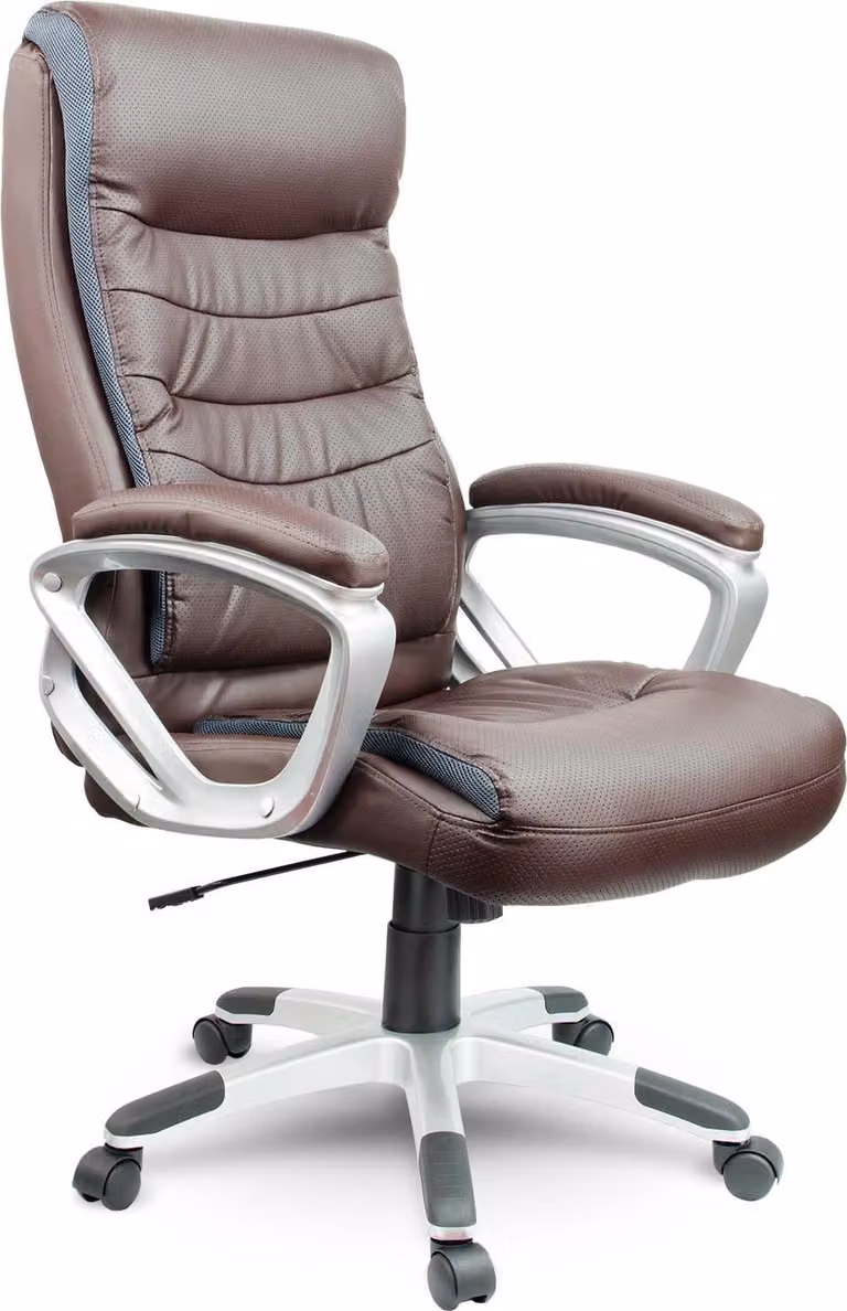 Sofotel EG-226 Sedia da ufficio, ecopelle, marrone