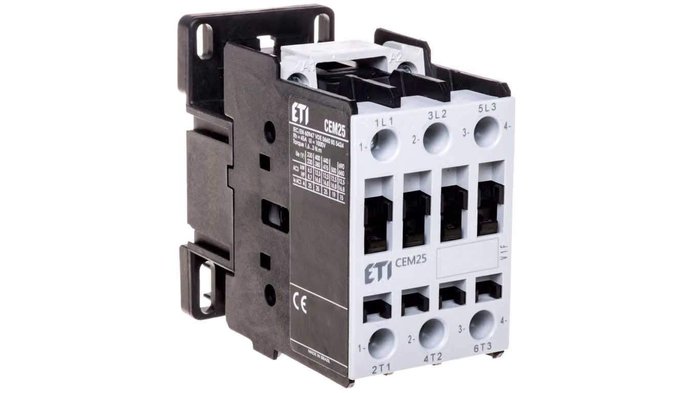 Contattore di potenza 25A 3P 230V AC 1NO 0R CEM25.10-230V-50/60Hz 004645123