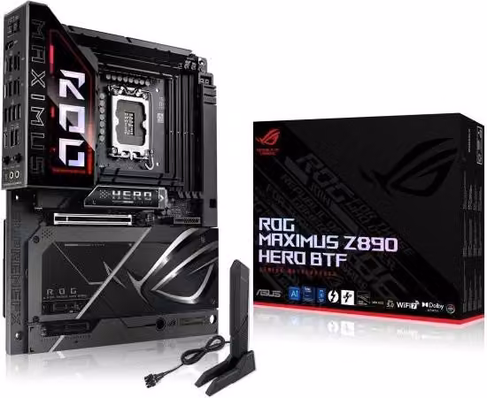 Asus rog maximus z890 hero btf intel z890 lga 1851 (socket v1) atx - 90MB1KG0-M0EAY0