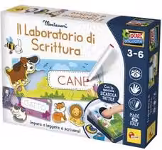 Gioco prescolare Laboratorio di Scrittura Montessori Lisciani Everyday multicolore
