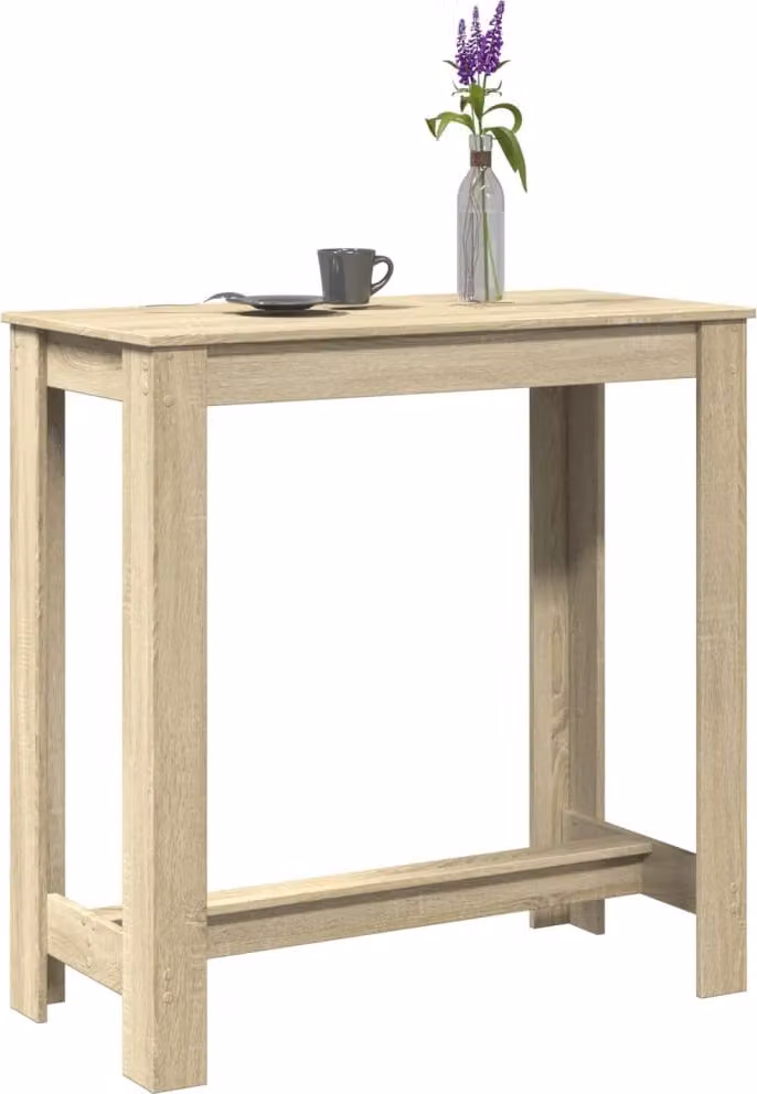 Maison Exclusive - Tavolo da bar in rovere Sonoma 102x50x103,5 cm Materiale ligneo