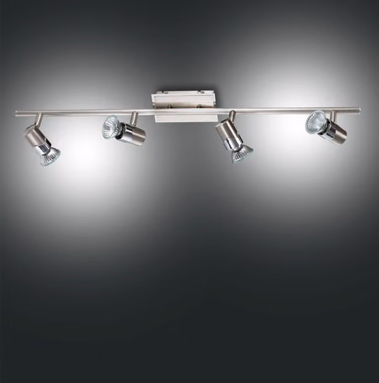 Fabas Luce Spot Alice GU10 color cromo 4x50W